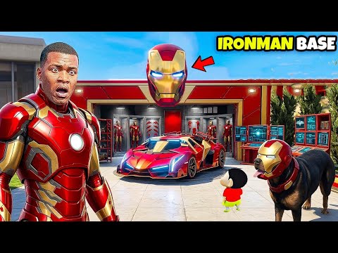 Franklin Change his House to IRONMAN BASE😱 Most Shocking Life Story