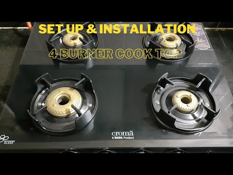 Tata Brand 4 burner Gas Cooktop Installation कैसे करें | Full Info | Budget | Enjoy Beautiful Life