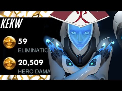 KABAJI DOMINATING AS ECHO! 59 ELIMS! 20K DMG! [ OVERWATCH SEASON 22 TOP 500 ]