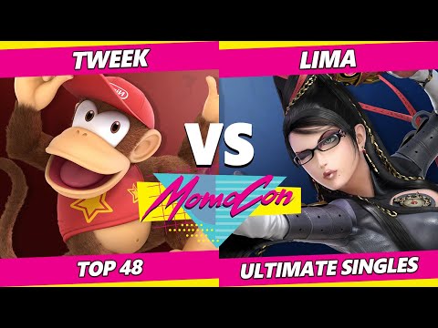 MomoCon 2022 Top 48 - Tweek (Diddy Kong, Sephiroth) Vs. Lima (Bayonetta) SSBU Ultimate Tournament