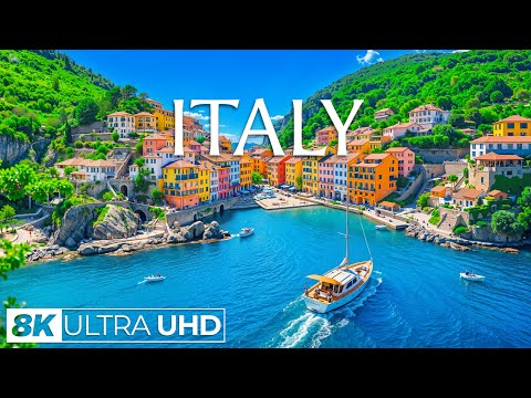 🇮🇹 Italy 8K | Timeless Landscapes, Charming Villages & Relaxing Scenic Travel Film