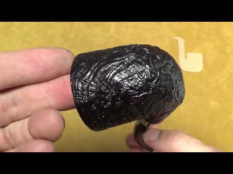 Pipa Il Ceppo gruppo 1 sabbiata con vera  in argento - Bent Dublin - CE155