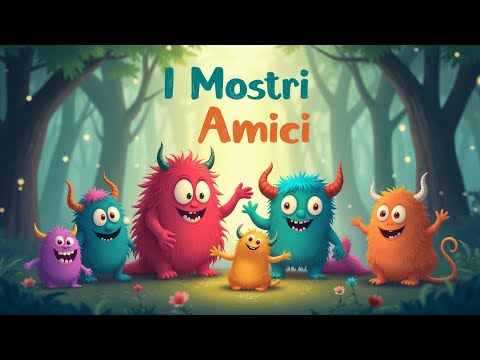 🌟 I Mostri Amici – La Favola Magica per Sconfiggere la Paura! ✨