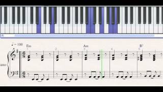 Acompañamiento Basico De Huapango En Piano
