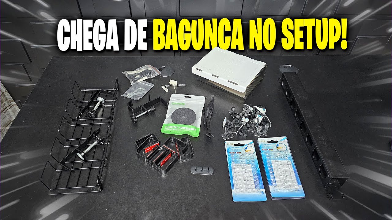 ITENS E DICAS PRA ORGANIZAR O SEU SETUP!!