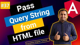 Pass the query params from html template using queryParams | Angular Tutorial