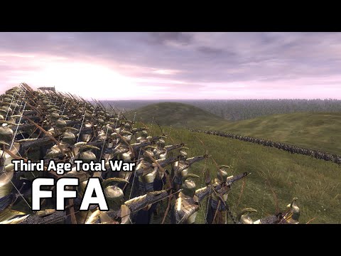 Third Age Total War Online Battle #10 - (FFA Live) - Youtuber Free For All