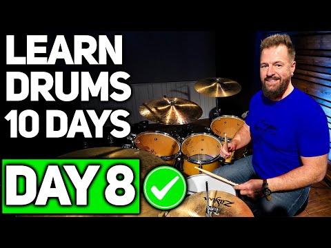 Drums Lesson 8 - This SIMPLE Concept Teaches You 4 NEW SONGS! [Free 10 Day Starter Course]