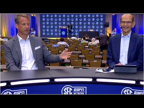Lane Kiffin and Paul Finebaum CHOP IT UP 🤣 | SEC Media Days