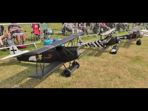 DAWN PATROL - 6 x 1/3 SCALE WW1 SCOUTS DISPLAY AT THE WESTON PARK INTERNATIONAL RC SHOW # 1 - 2023