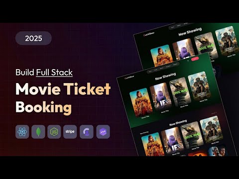 MERN Movie Ticket Booking App Part 1 | Frontend Setup, Pages, Navbar, Footer & Clerk Auth Tutorial