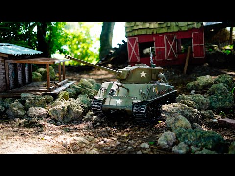 1/6  RC Armortek Tank: My First Build, with over 4000 parts,  Full Metal  RC Armortek Sherman (Fury)