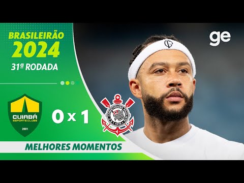 Gols e lances de Cuiabá x Corinthians