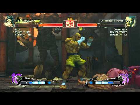 Ultra Street Fighter IV battle: Hugo vs Sagat