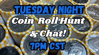 🔴 4/28/26 Tuesday Night Coin Roll Hunt & Chat! Half Dollar Foreign Ender
