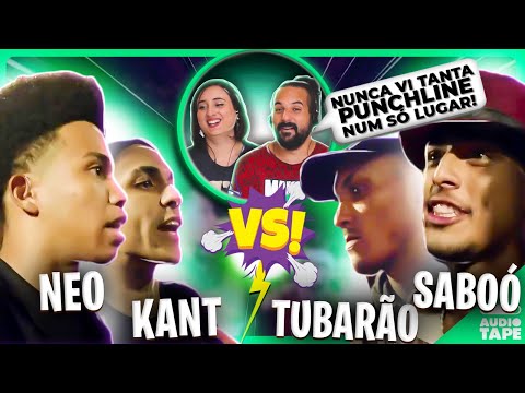 👊MUITA PUNCHLINE! MÚSICOS REAGINDO| KANT E NEO X SABOÓ E TUBARÃO | BATALHA DA ALDEIA | REACT/ANÁLISE