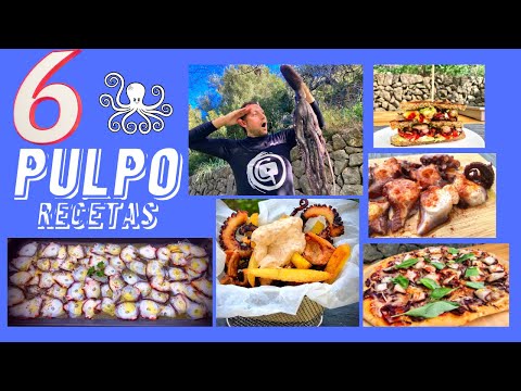 6 RECETAS de PULPO 🐙 Recetas paso a paso 👌🏻😋 - GUILLE RODRIGUEZ