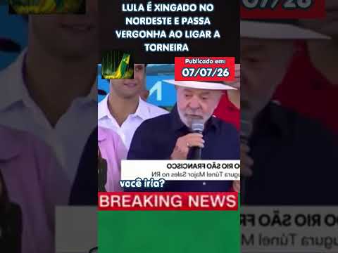 🚨 HUMILHAÇÃO TRIPLA: Água não Chegou, Barreira Rompeu e Lula Foi Xingado no Sertão do Ceará #SHORTS