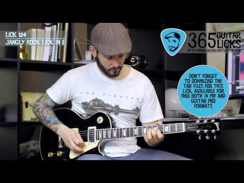 Lick 124/365 - Jangly Rock Lick in E | 365 Guitar Licks Project