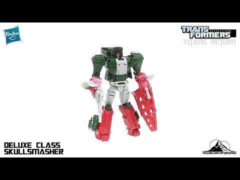 #Transformers Titans Return Deluxe Class SKULLSMASHER Video Review