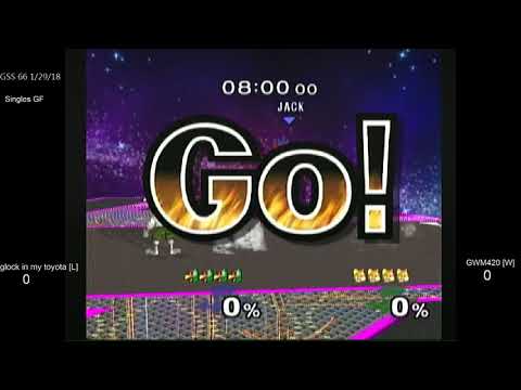 GSS 66 SSBM - glock in my toyota [L] (Falco) vs. GWM420 [W] (Fox) - Melee GF