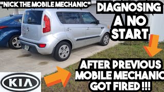 Getting Called Out To Diagnose a Kia Soul No Start After the Previous Mobile Mechanic Was Fired