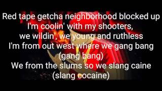 Lud foe - coolin with my shooters ( lyrics )