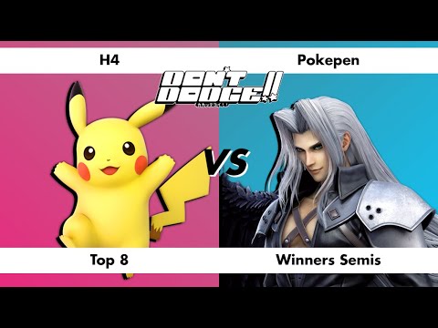 DON'T DODGE!! H4 (Pikachu) vs Pokepen (Sephiroth) [Top 8 Winners Semis]