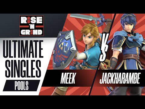 Meek (Link) vs jackharambe (Marth) - Ultimate Singles Pools - Rise N Grind 2023