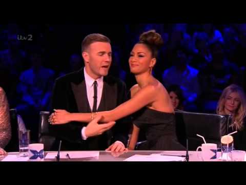 Nicole Scherzinger Cosmo awards on Xtra Factor