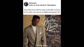 This week in ‘88, Bobby Brown released his iconic album “Don’t Be Cruel ” Check out the video single