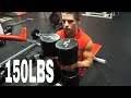 Fake weights? 16 y/o Dumbbell presses 150Lbs