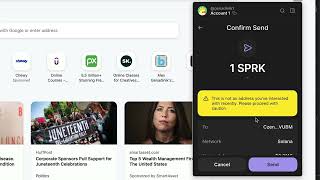 How To Send The SPRK Token
