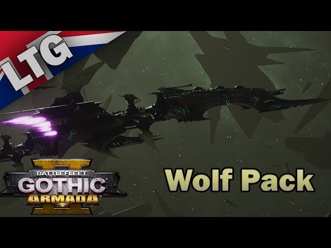 Dark Eldar vs Craftworld Eldar Battlefleet Gothic Armada 2 Multiplayer
