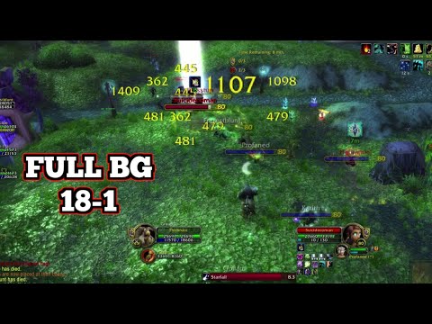 18-1 Full BG WotLK PvP (Boomkin 2x top D) - Rakzo