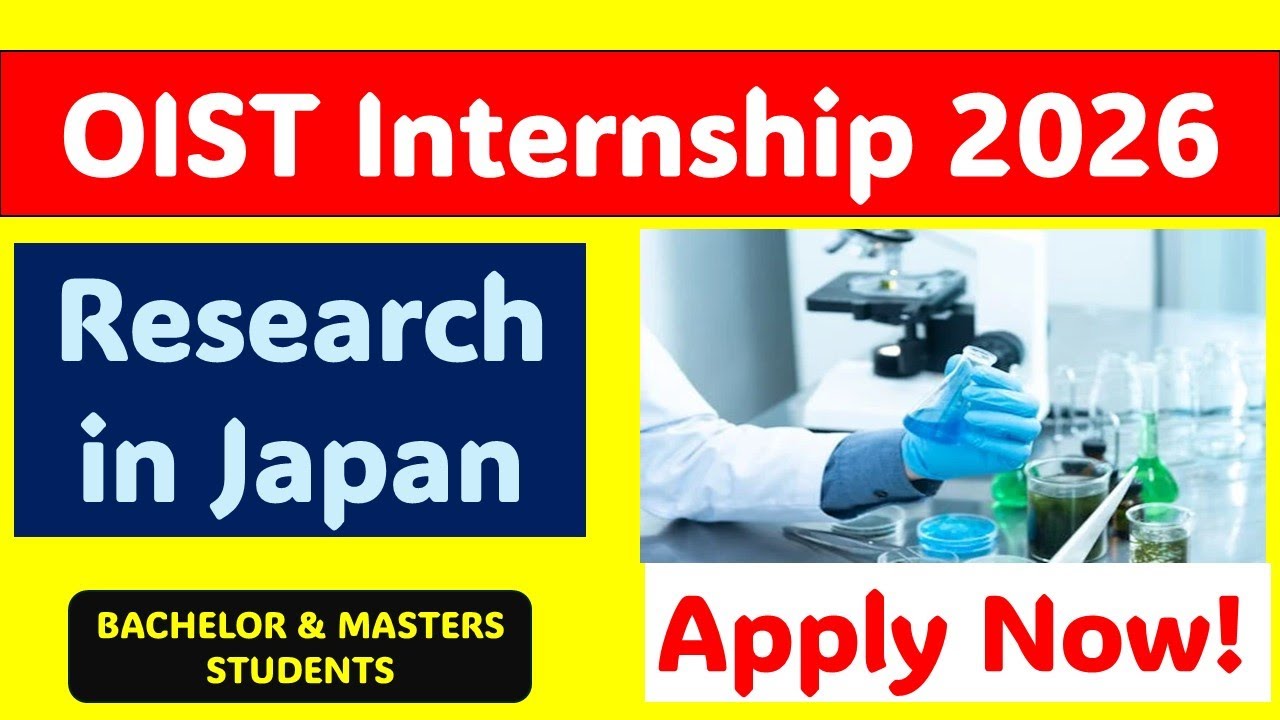 OIST Research Internship 2026 | Apply for Japan Labs