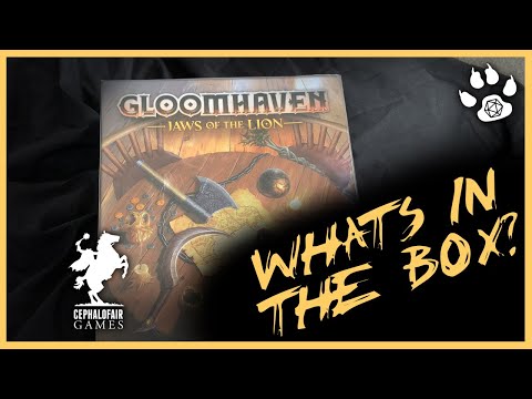 Whats in the Box? Ep16 - Gloomhaven: Jaws of the Lion - Band of Badgers