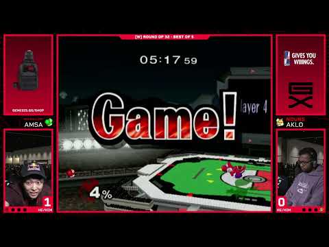 aMSa vs Aklo - Winners Top 32 - GENESIS X | Yoshi vs Fox