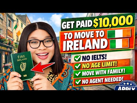 🇮🇪 Ireland Is Paying People To Relocate With Their Families!  You Don't Need IELTS