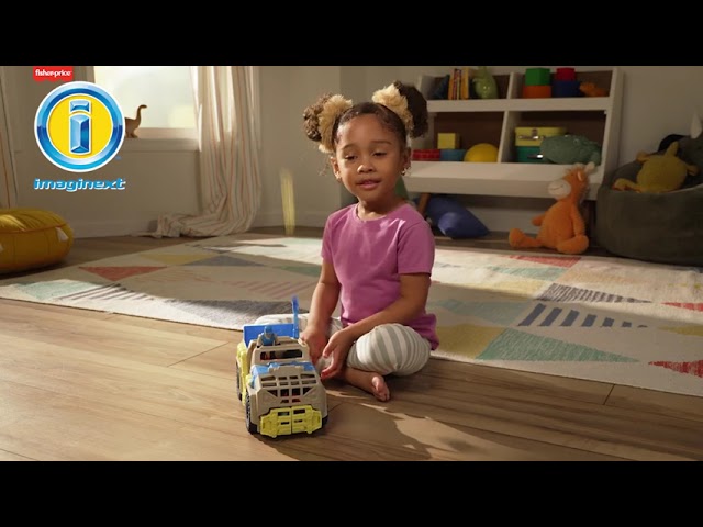 Vídeo relacionado con Fisher-Price Imaginext Jurassic World Camión transporta Dinosaurios Set de Juego con Coche, Figura y 3 Dinosaurios, Juguete +3 años (Mattel HRK69)