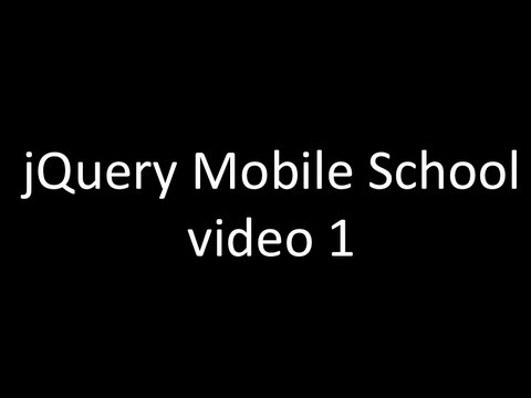 comment installer jquery mobile