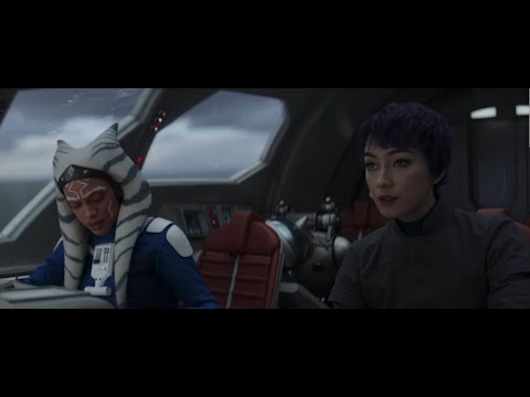 Ahsoka Episode 3 - Ahsoka Gets Scared of Shin & runs away - Scene (HD)