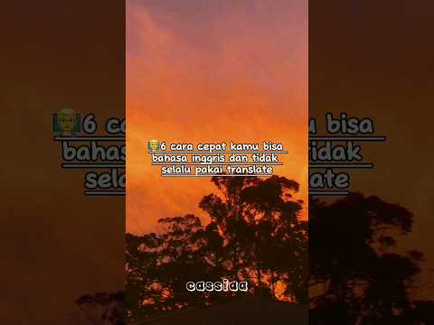 6 cara agar kamu terbiasa dengan bahasa Inggris 🍁 #shorts #fyp #quotes