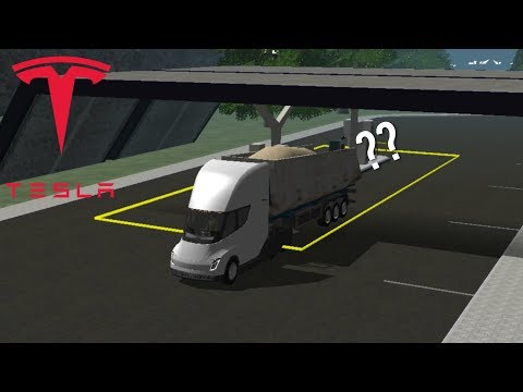 Cargo Transport Simulator Update! Tesla Semi Truck! Gameplay