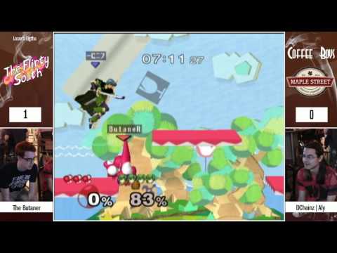 CB7 - LR6 - The Butaner (Samus/Yoshi) vs DChainz | Aly (Marth) - SSBM