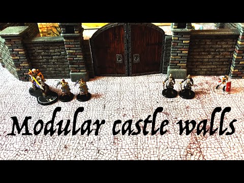How to use modular castle walls in your D&D game