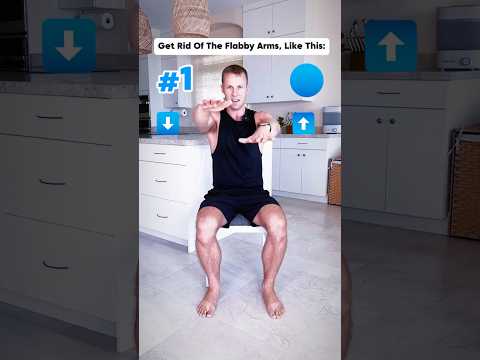 Get rid of the flabby arms like this! 20 second sets for 3-5 times!