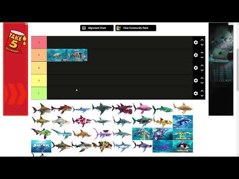 hungry shark world all sharks tier list