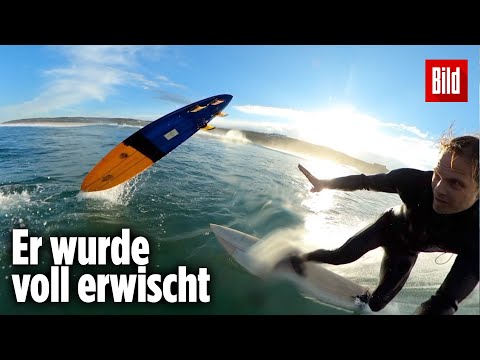 Surf-Profi verunglückt: Body-Cam filmt den Schock-Moment | Sebastian Steudtner