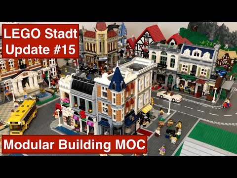 Bau einer Legostadt Teil 15. - Modular Building MOC
